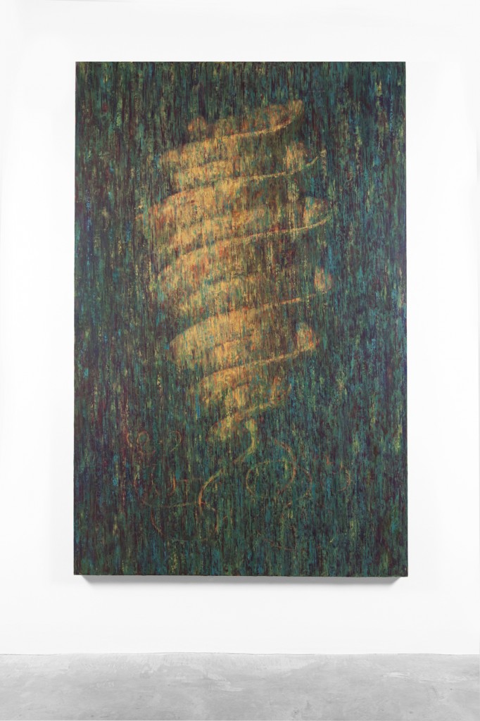 Dogfish Eggcase, 1986, Oil and Alkyd Resin on Canvas 58 1/4” (H) X 31 1/4 (W). Courtesy Ace Gallery Los Angeles.