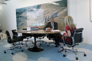 Interview with Govan in his LACMA office